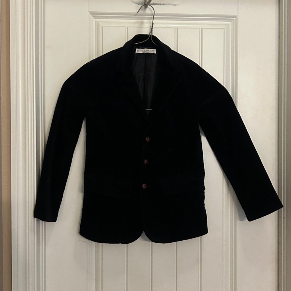 Hope &Henry 8 Boys Black corduroy Blazer Jacket